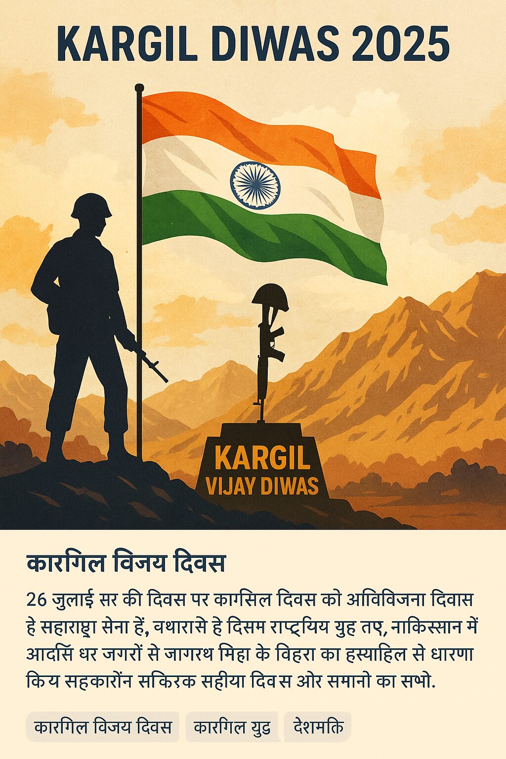 कारगिल विजय दिवस 2025 कारगिल विजय दिवस 2025