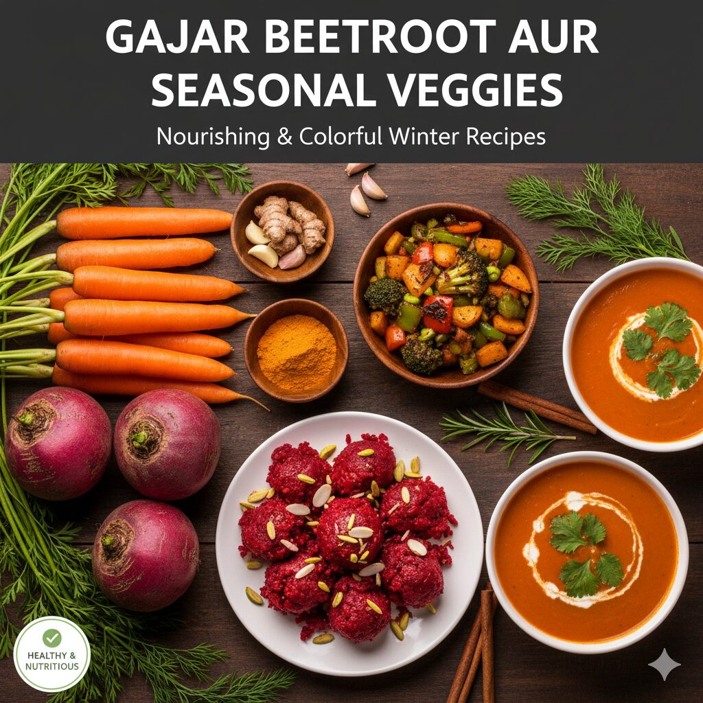 Gajar Beetroot Aur Seasonal Veggies Recipes