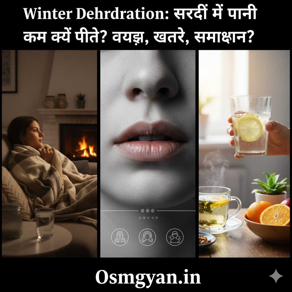 Winter Dehydration: सर्दी में पानी कम क्यों पीते हैं? वजह, खतरे ,समाधान