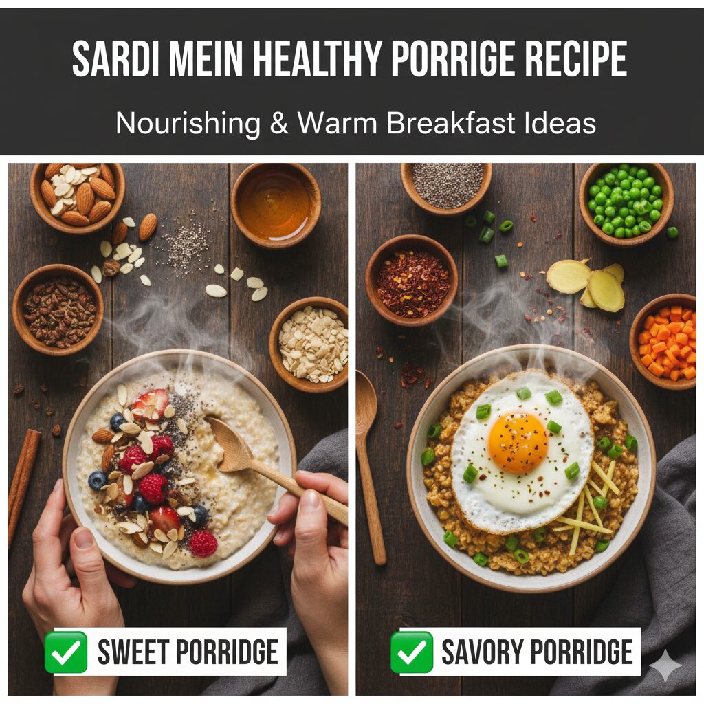 Sardi Mein Healthy Porridge Recipe
