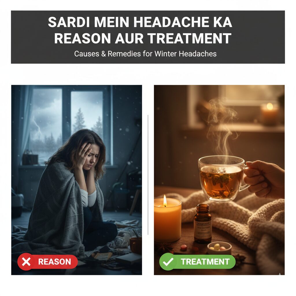 Sardi Mein Headache Ka Reason Aur Treatment