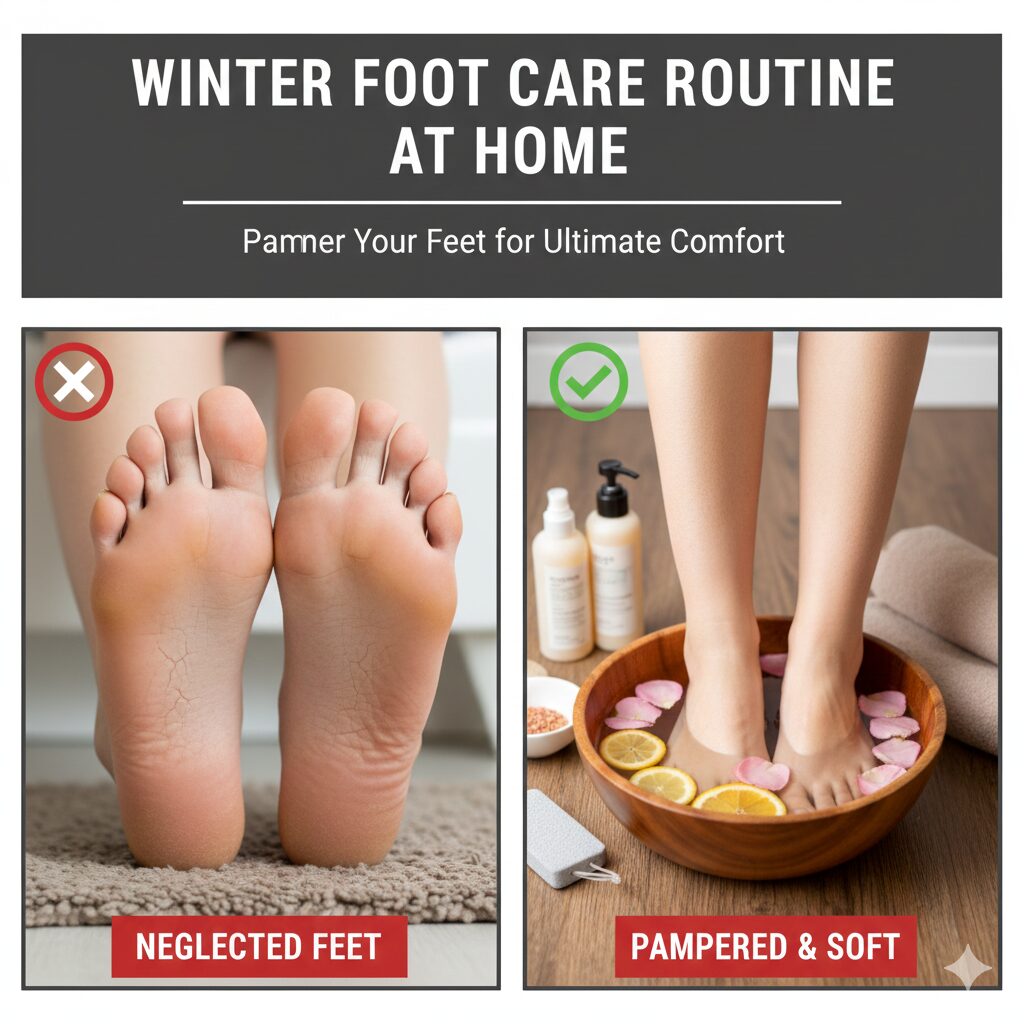 Winter Foot Care Routine At Home