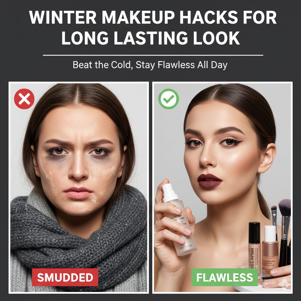 Winter Makeup Hacks For Long Lasting Look