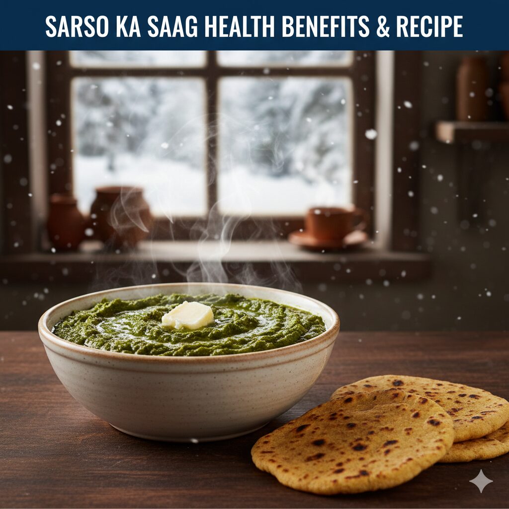 Sarso Ka Saag Health Benefits & Recipe