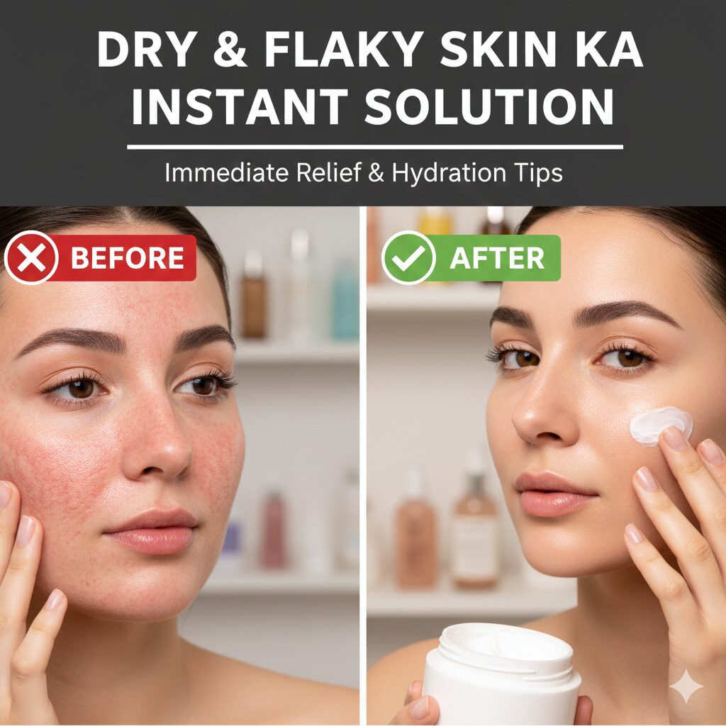Dry & Flaky Skin Ka Instant Solution