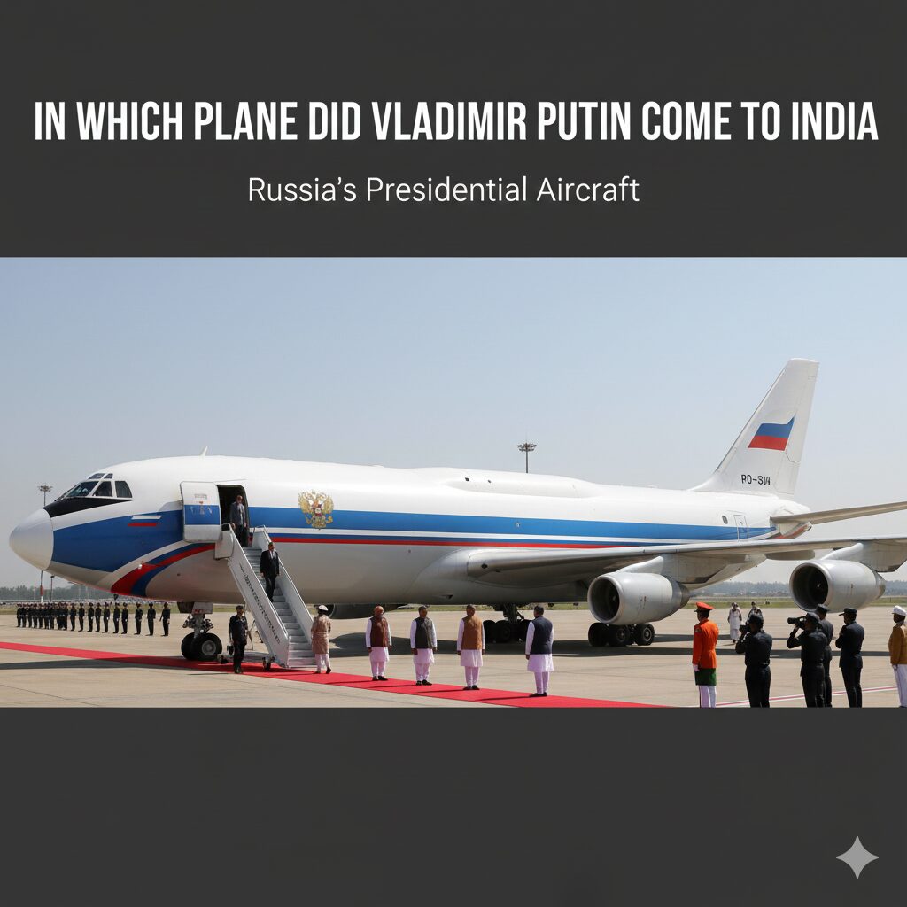 व्लादिमीर पुतिन भारत किस विमान से आए थे